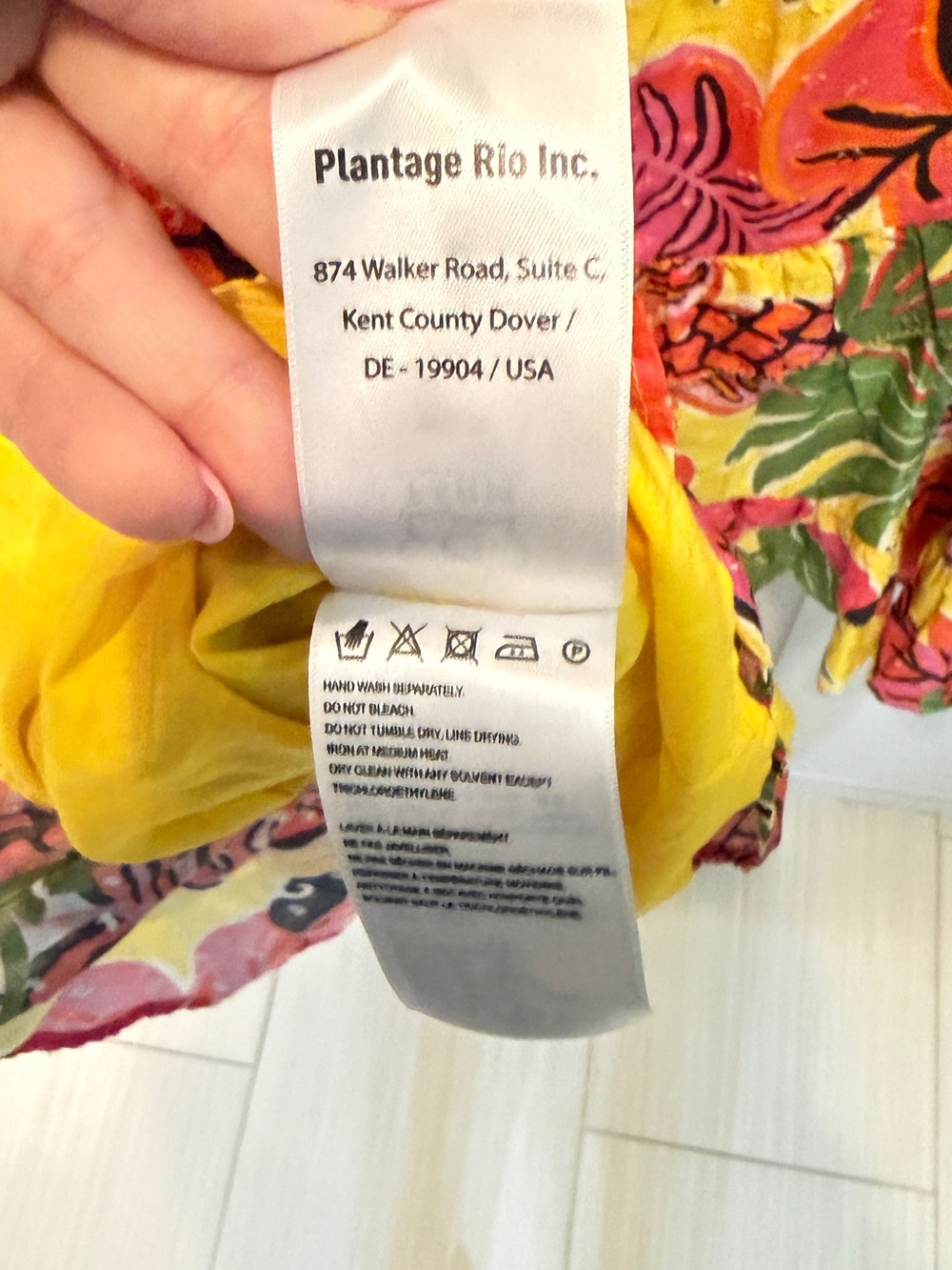 FARM Rio Yellow & Pink Tropical Ruffle Mini Dress - Picture 12 of 12